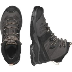SALOMON QUEST 4 GORE-TEX W MGNT/BLACK/SUN KISS 23 -Hiking Shoes Shop 9 109126 quest 4 gore tex w mgnt black sun kiss l47000200 06