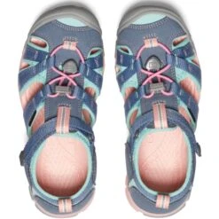 KEEN SEACAMP II CHILD FLINT STONE/OCEAN WAVE 22 -Hiking Shoes Shop 9 109593 ii child flint stone ocean wave 800770 40 122 04