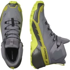 SALOMON CROSS HIKE MID GORE-TEX 2 QUSH/LIME/GO 2022 10 SALOMON CROSS HIKE MID GORE-TEX 2 QUSH/LIME/GO 2022 -Hiking Shoes Shop 9 111671 cross hike mid gtx 2 qush lime go 2022 uni l47064600 05