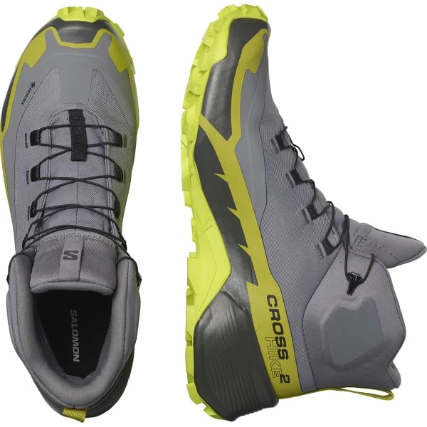 SALOMON CROSS HIKE MID GORE-TEX 2 QUSH/LIME/GO 2022 5 SALOMON CROSS HIKE MID GORE-TEX 2 QUSH/LIME/GO 2022 - Image 5