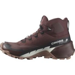 SALOMON CROSS HIKE MID GORE-TEX 2 W BITTER CHOCOLATE 23 -Hiking Shoes Shop 9 111677 cross hike mid gtx 2 w bitter chocolate l47060800 03