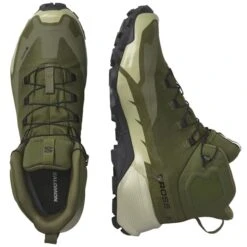 SALOMON CROSS HIKE MID GORE-TEX 2 OLVNIG/MOSS 23 11 SALOMON CROSS HIKE MID GORE-TEX 2 OLVNIG/MOSS 23 -Hiking Shoes Shop 9 126199 l47146500 06