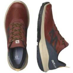 SALOMON OUTPULSE GORE-TEX BURNT HENNA/INDIA INK 23 11 SALOMON OUTPULSE GORE-TEX BURNT HENNA/INDIA INK 23 -Hiking Shoes Shop 9 126200 l47219900 06