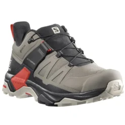 SALOMON X ULTRA 4 GORE-TEX VINTAGE KHAKI/BLACK/CHERRY TO 23 8 SALOMON X ULTRA 4 GORE-TEX VINTAGE KHAKI/BLACK/CHERRY TO 23 -Hiking Shoes Shop 9 126218 l41731400 03