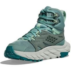 HOKA ONE ONE W ANACAPA BREEZE MID TRELLIS / MIST GREEN 23 -Hiking Shoes Shop 9 131307 1134506 tmgr 05