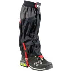 MILLET HIGH ROUTE GAITERS BLACK/RED 23