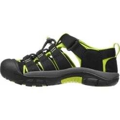 KEEN NEWPORT H2 YOUTH BLACK/LIME GREEN 23 -Hiking Shoes Shop 9 40761 newport h2 youth blacklime green 1009965 03