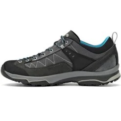 ASOLO PIPE GV W GRAPHITE/GRAPHITE/CYAN BLUE 23 -Hiking Shoes Shop 9 77366 pipe gv ml graphite graphite cyan blue a40033 a930 03