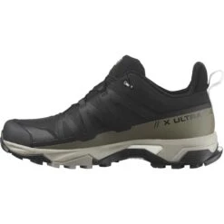 SALOMON X ULTRA 4 GORE-TEX BLACK/VINTAGE KAKI/VANILLA ICE 23 -Hiking Shoes Shop 9 85112 l41288100 03