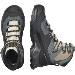 SALOMON QUEST ELEMENT GORE-TEX W EBONY/RAINY DAY/STORMY WEATHER 23 -Hiking Shoes Shop 9 90234 quest element gore tex w ebony rainy day stormy weather l41457400 05