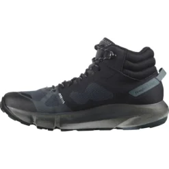 SALOMON PREDICT HIKE MID GORE-TEX EBONY/BLACK/STORMY WEATHER 22 -Hiking Shoes Shop 9 90270 l41460900 03