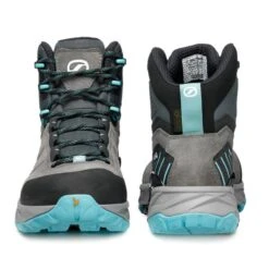 SCARPA RUSH TREK GORE-TEX WMN MIDGRAY AQUA 22 -Hiking Shoes Shop 9 90390 rush trek gtx wmn midgray aqua 63140 202 3 03