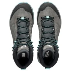 SCARPA RUSH TREK GORE-TEX WMN MIDGRAY AQUA 22 -Hiking Shoes Shop 9 90390 rush trek gtx wmn midgray aqua 63140 202 3 05
