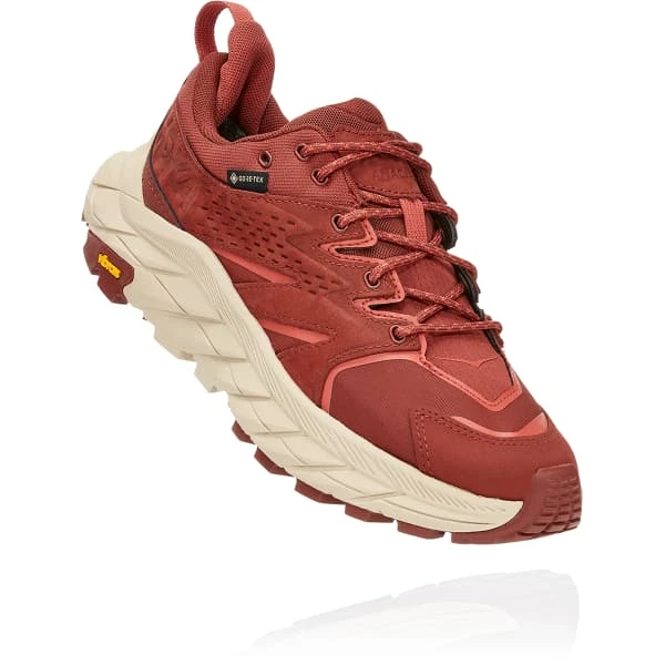 HOKA ONE ONE ANACAPA LOW GORE-TEX W CHERRY MAHOGANY/HOT SAUCE 22 2 HOKA ONE ONE ANACAPA LOW GORE-TEX W CHERRY MAHOGANY/HOT SAUCE 22 - Image 2