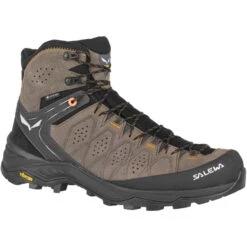 SALEWA MS ALP TRAINER 2 MID GORE-TEX WALLNUT/FLUO ORANGE 23