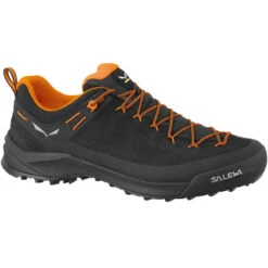 SALEWA MS WILDFIRE LEATHER BLACK/FLUO ORANGE 23