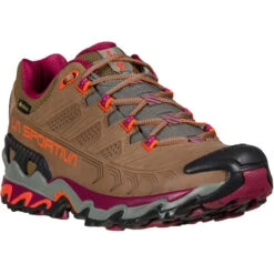 LA SPORTIVA ULTRA RAPTOR II LEATHER WOMAN GORE-TEX TAUPE/RED PLUM 23 8 LA SPORTIVA ULTRA RAPTOR II LEATHER WOMAN GORE-TEX TAUPE/RED PLUM 23 -Hiking Shoes Shop 9 93250 ultra raptor ii leather woman gore tex taupe red plum 34h801502 03