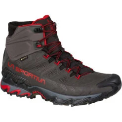 LA SPORTIVA ULTRA RAPTOR II MID LEATHER GORE-TEX CARBON/TANGO RED 23