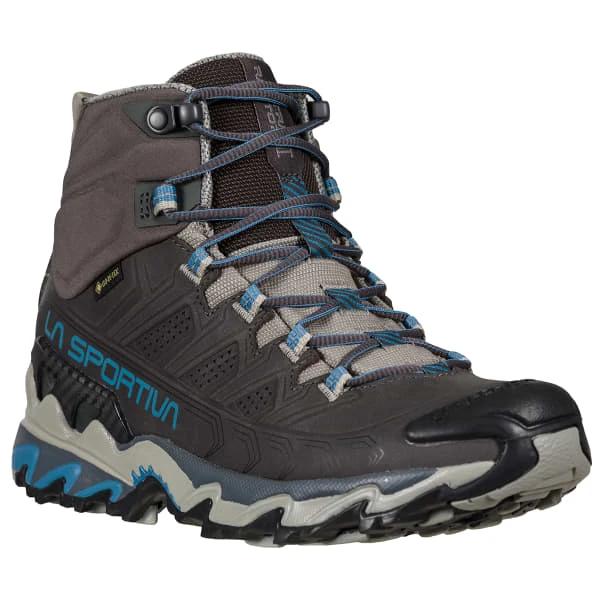 LA SPORTIVA ULTRA RAPTOR II MID LEATHER WOMAN GORE-TEX CARBON/ATLANTIC 23 3 LA SPORTIVA ULTRA RAPTOR II MID LEATHER WOMAN GORE-TEX CARBON/ATLANTIC 23 - Image 3